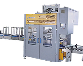 塑料桶自動裝箱機，機油防凍液20升大桶人工裝箱太累了！